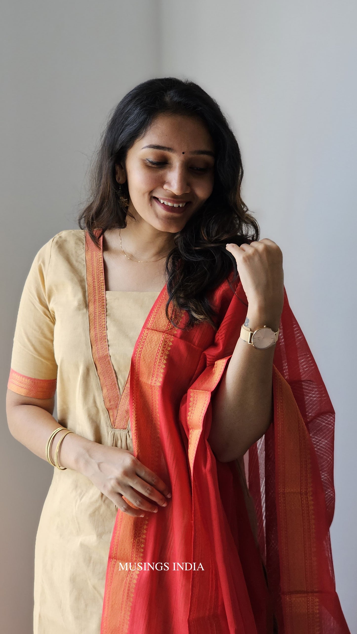 Nithya - Mangalgiri Kurta Set