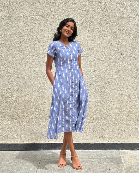 Alice - Ikkat A-line Dress