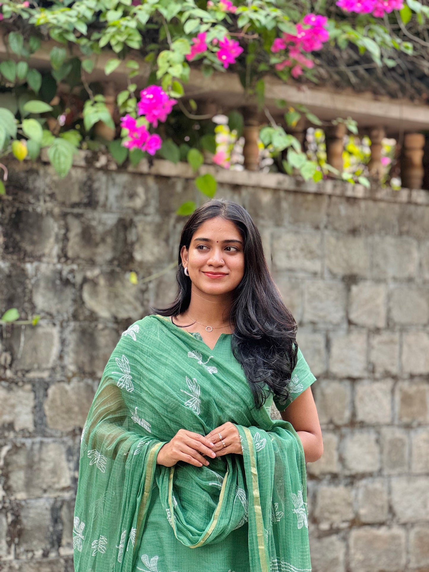 Vaanya - Kota Block Printed Kurta Set