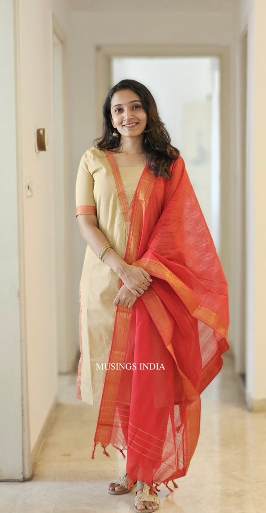 Nithya - Mangalgiri Kurta Set