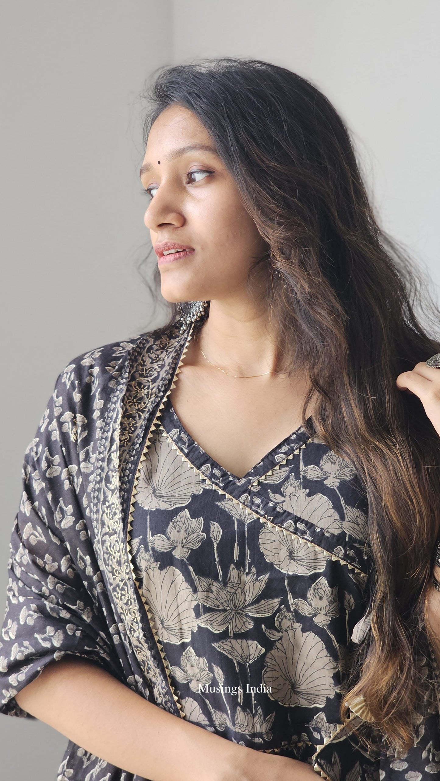 Nadiya - Gota Patti Block Print Suit