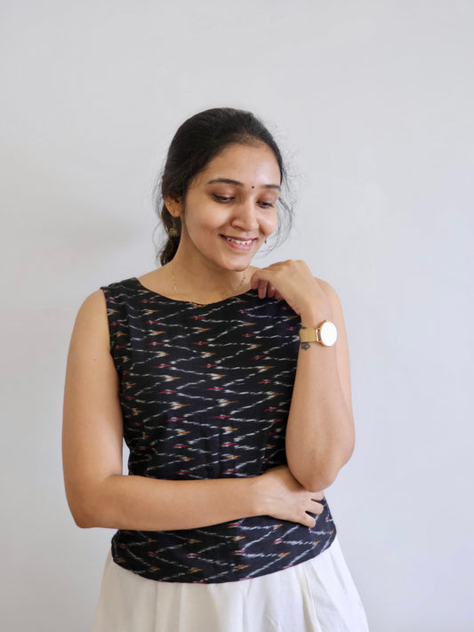 Saadana - Handblock Printed Short Kurta