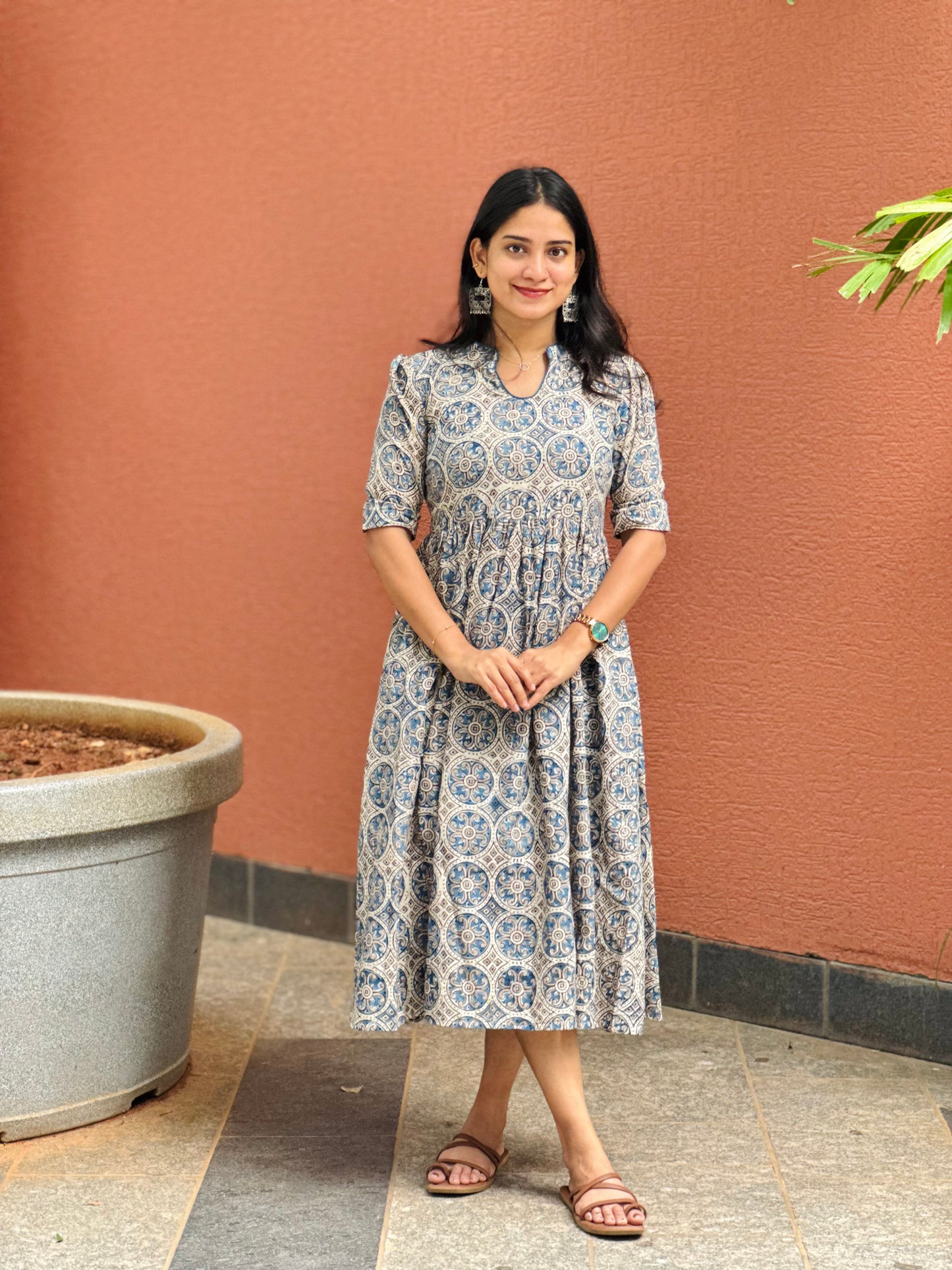 Avanti - Kalamkari A line Dress