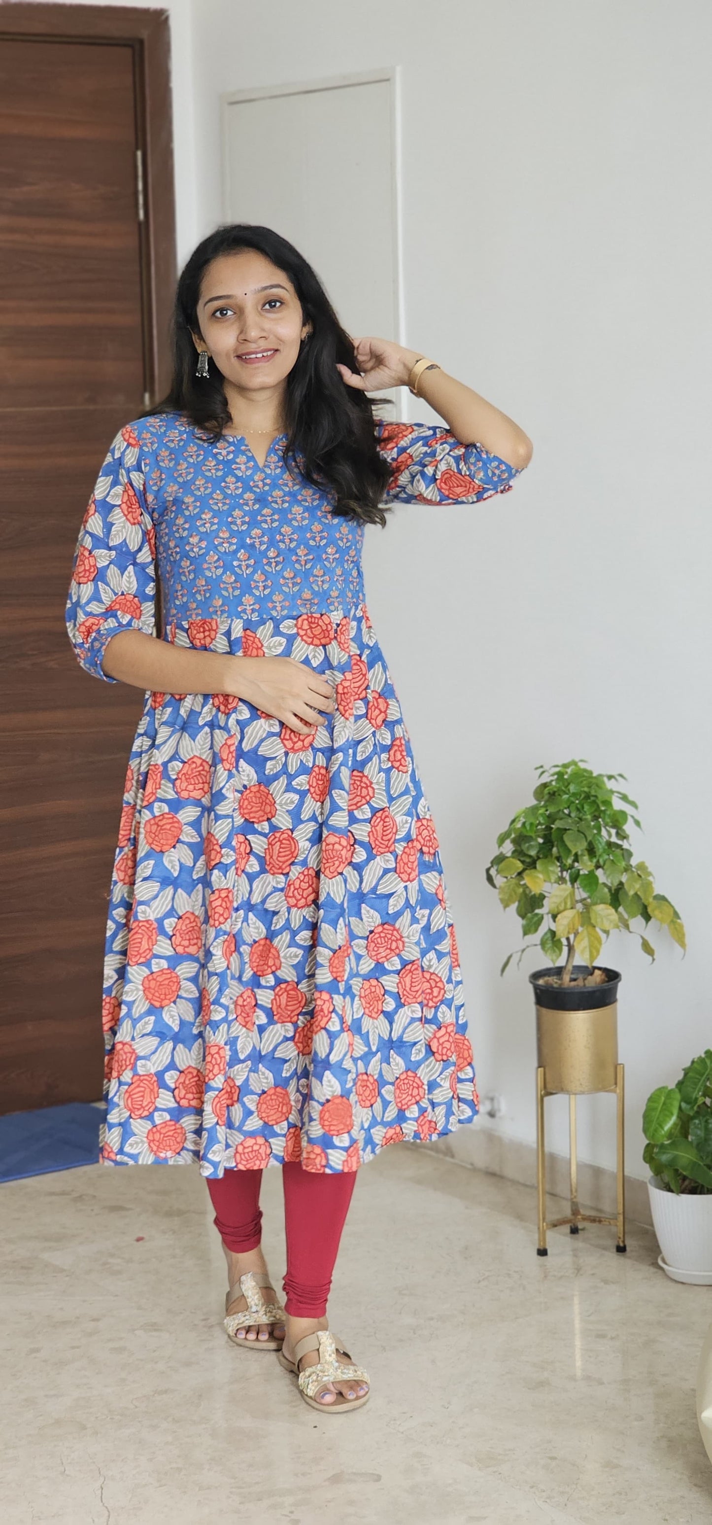 Anokhi - Bagru Handblock Printed Kurta