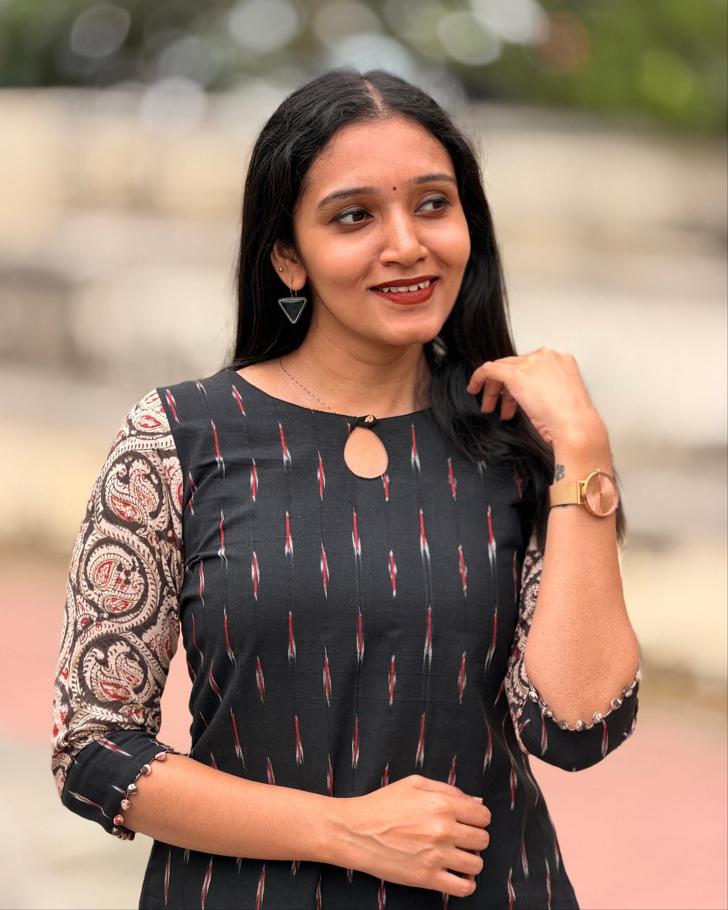 Madhumitha - Ikkat x Kalamkari Fusion Kurta