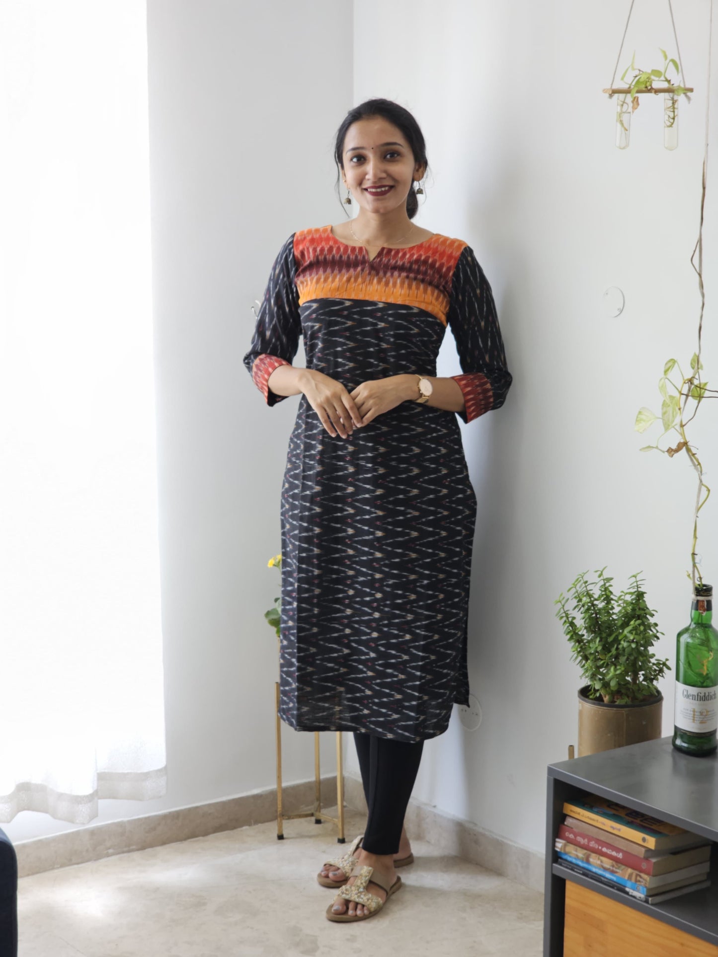 Shivani - Ikkat Fusion Kurta