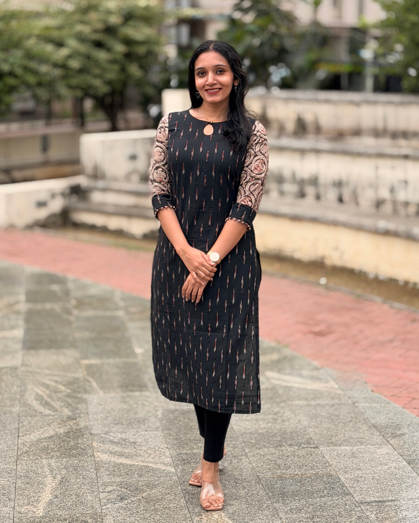 Madhumitha - Ikkat x Kalamkari Fusion Kurta