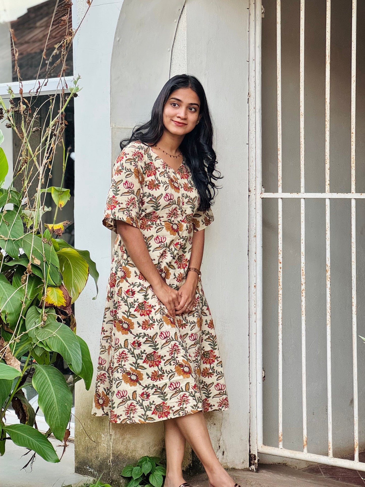 Payal - Handblock Printed Dress