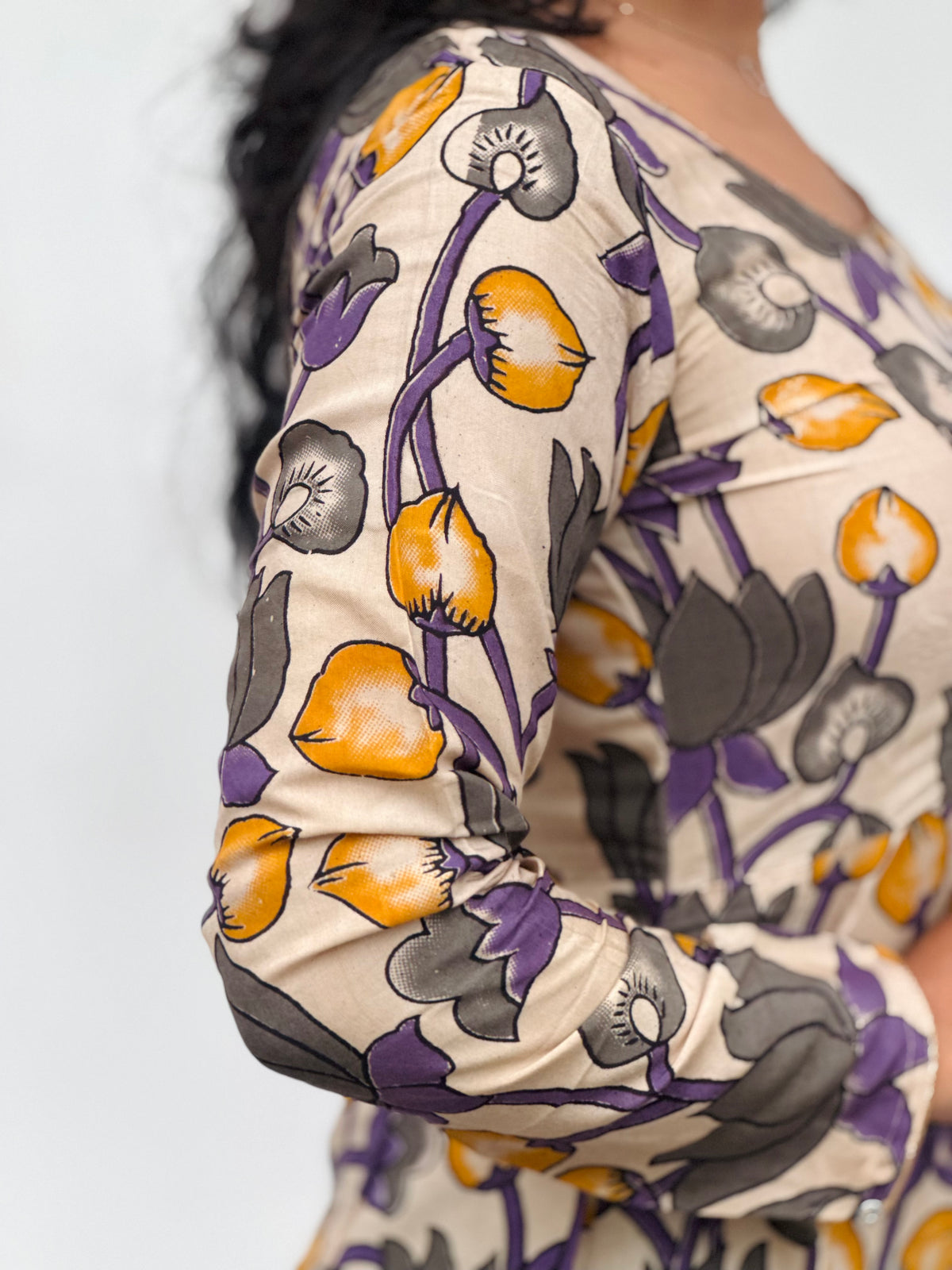 Kamala - Kalamkari Handblock Printed A line Silk Kurta