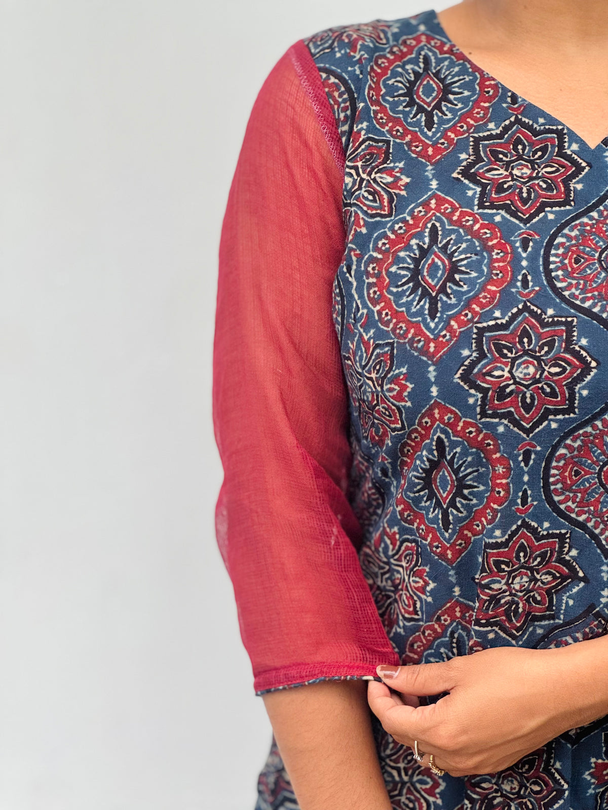 Dhara - Ajrakh Fusion Kurta