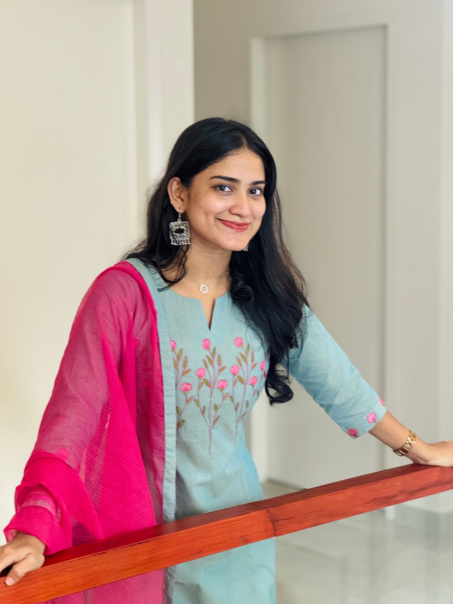 Kamali - Pure Cotton Kota Patchwork Dupatta