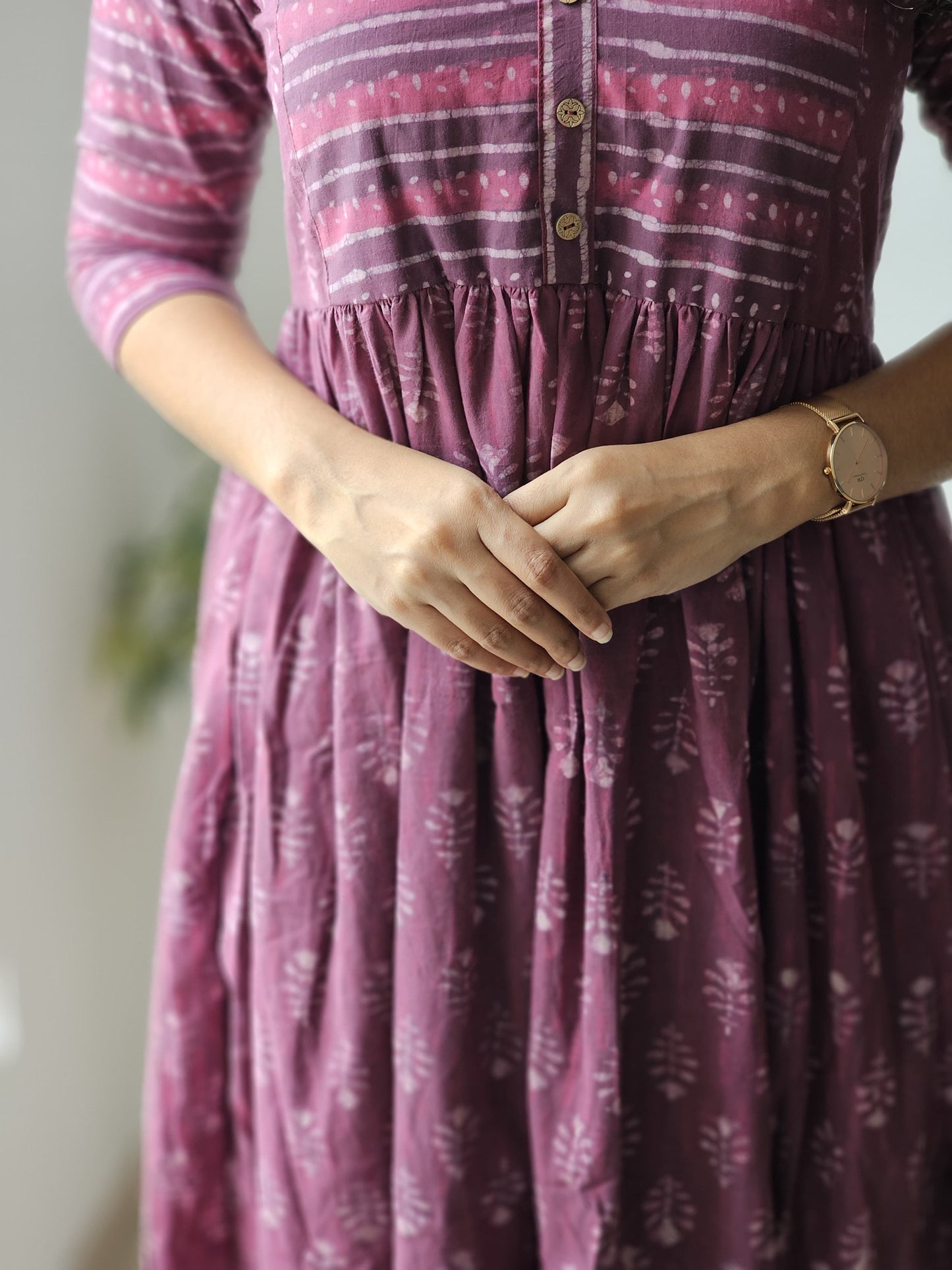 Deeksha - Dabu Handblock Printed Kurta