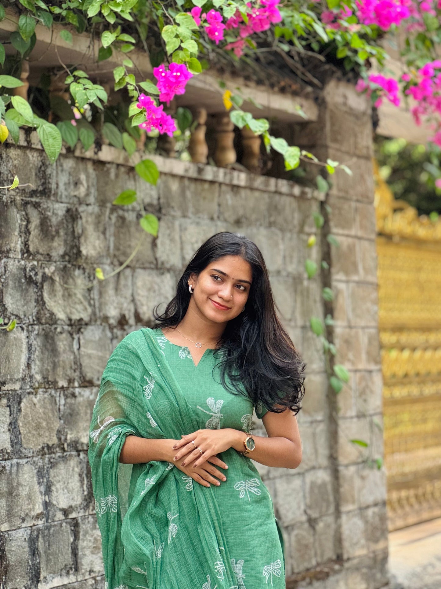 Vaanya - Kota Block Printed Kurta Set
