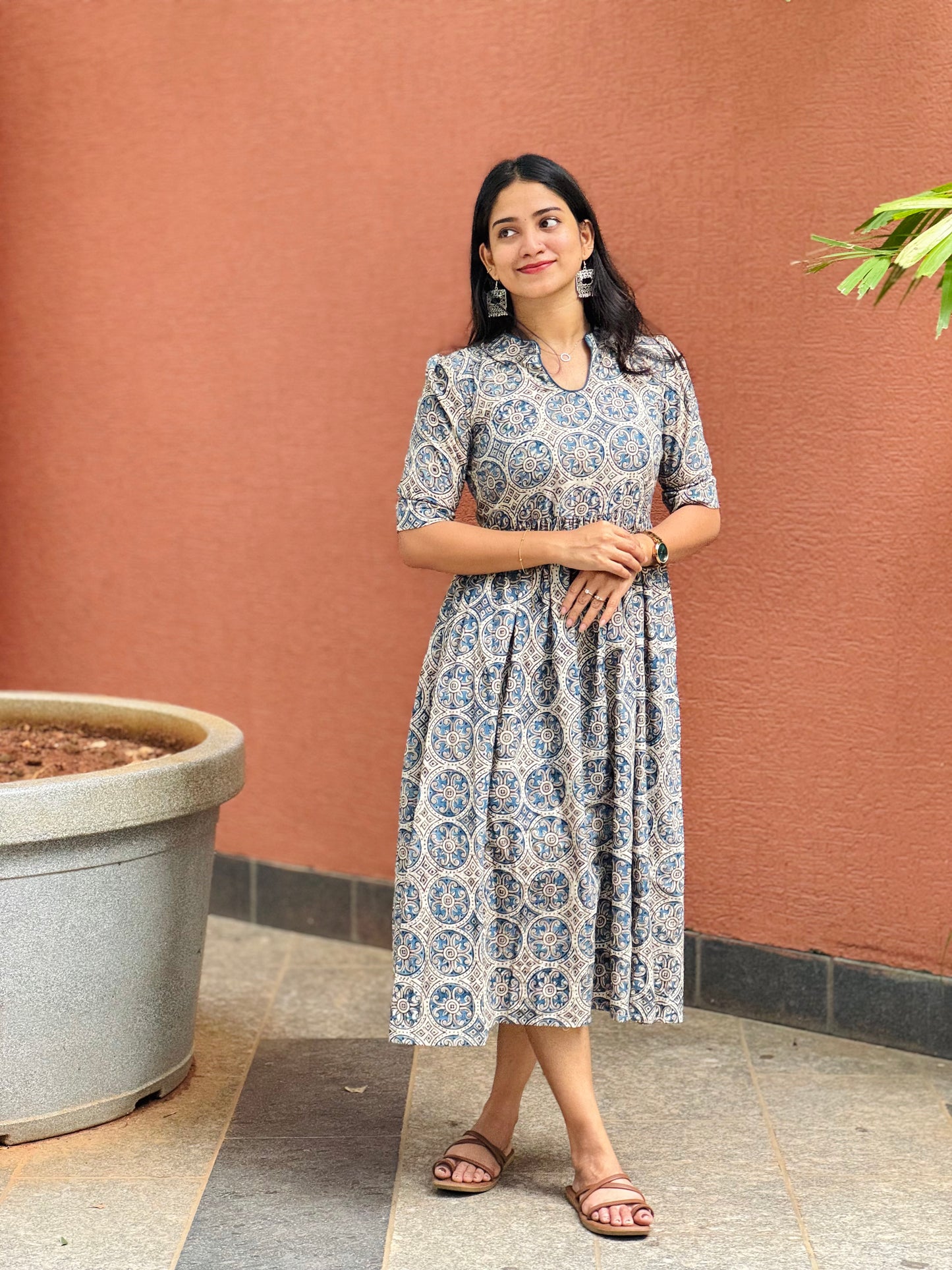 Avanti - Kalamkari A line Dress