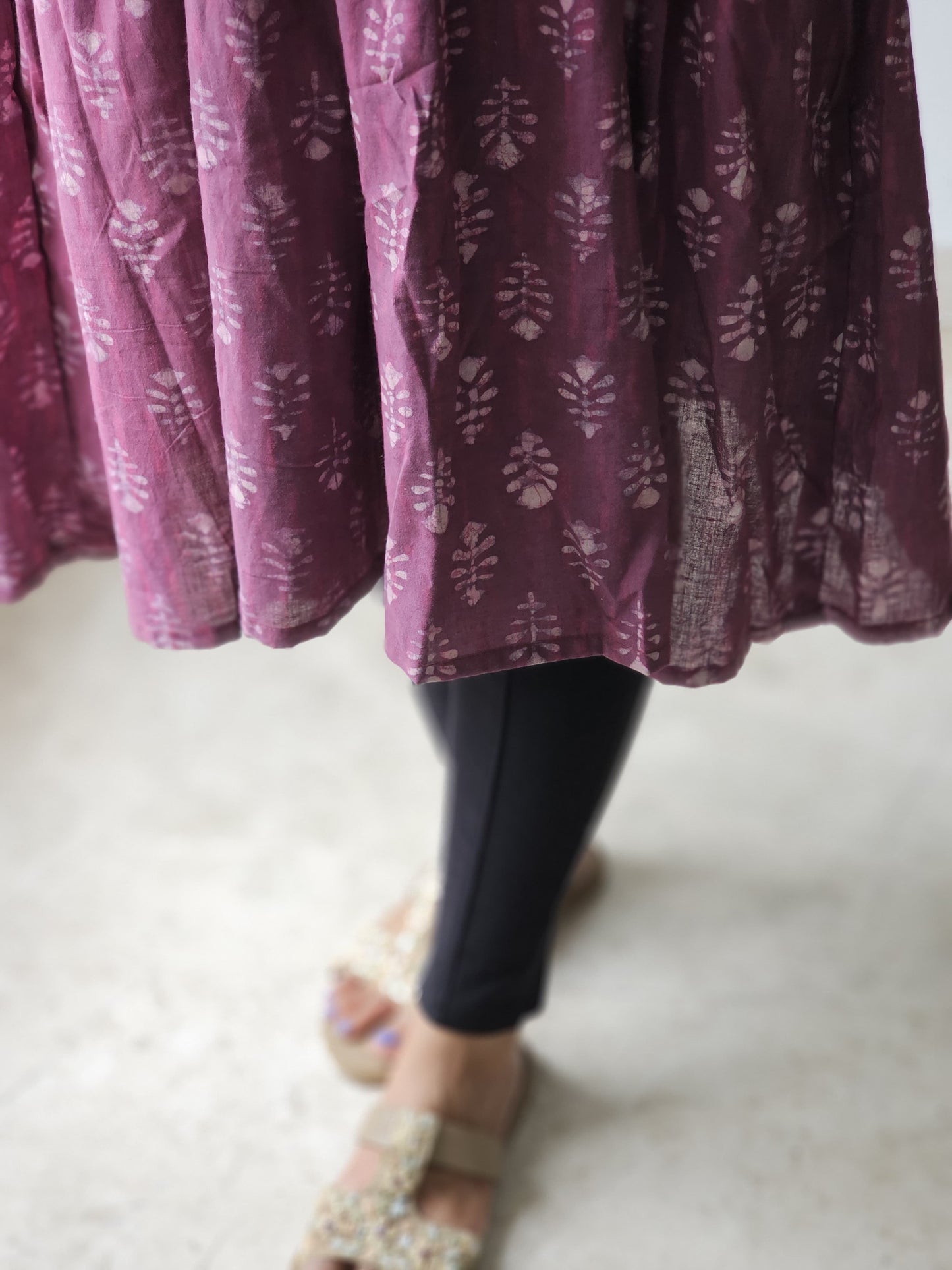 Deeksha - Dabu Handblock Printed Kurta