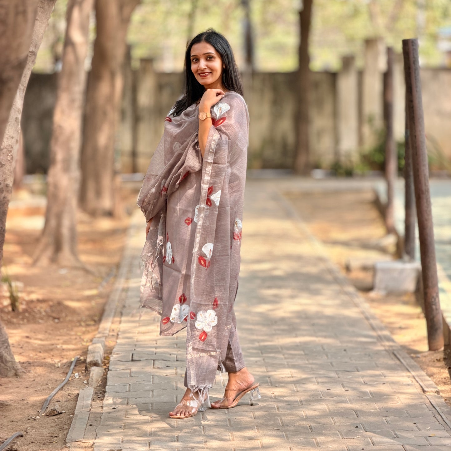 Raha - Kota Block Printed Kurta Set