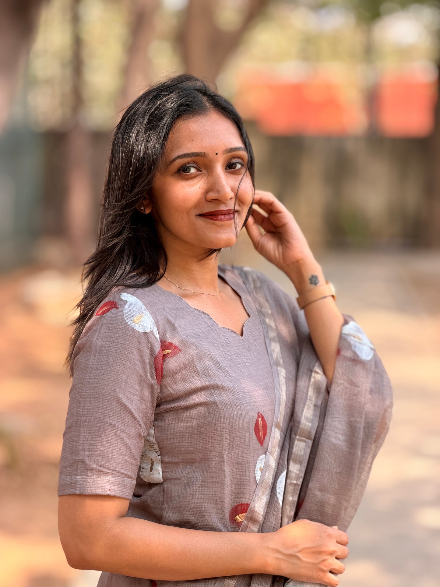 Raha - Kota Block Printed Kurta Set