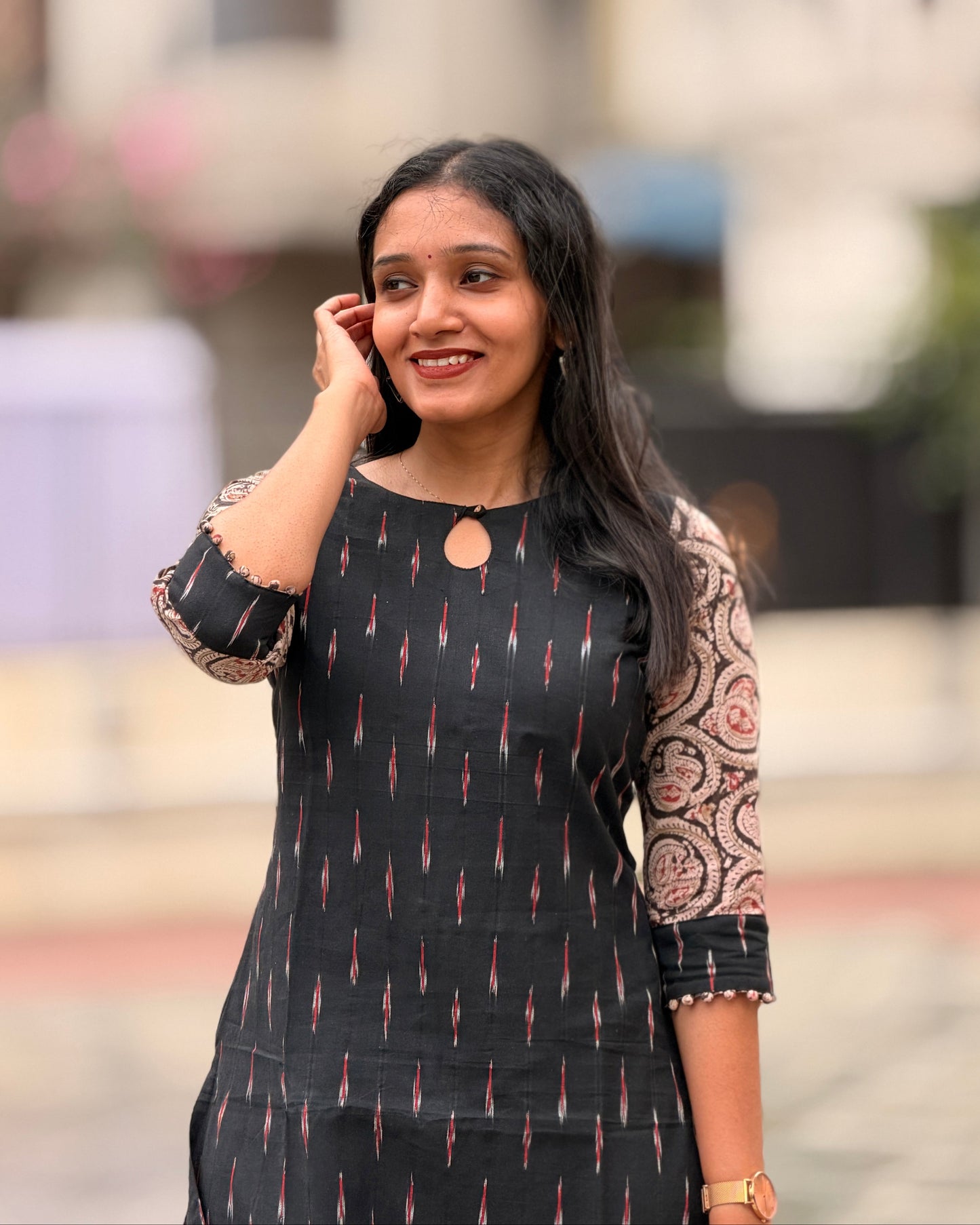 Madhumitha - Ikkat x Kalamkari Fusion Kurta