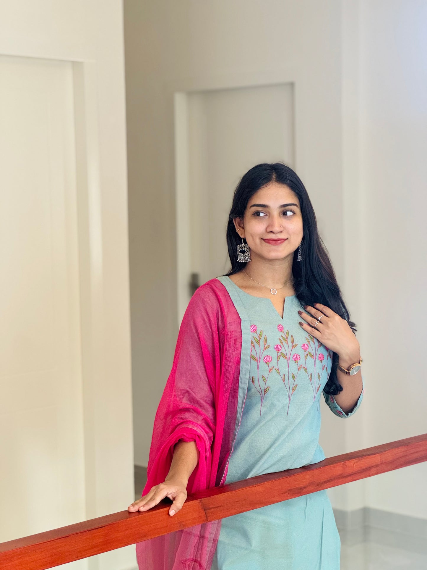 Kamali - Pure Cotton Kota Patchwork Dupatta