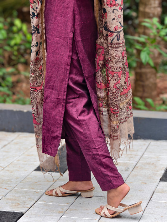 Kanakavalli - Handloom Straight Pants