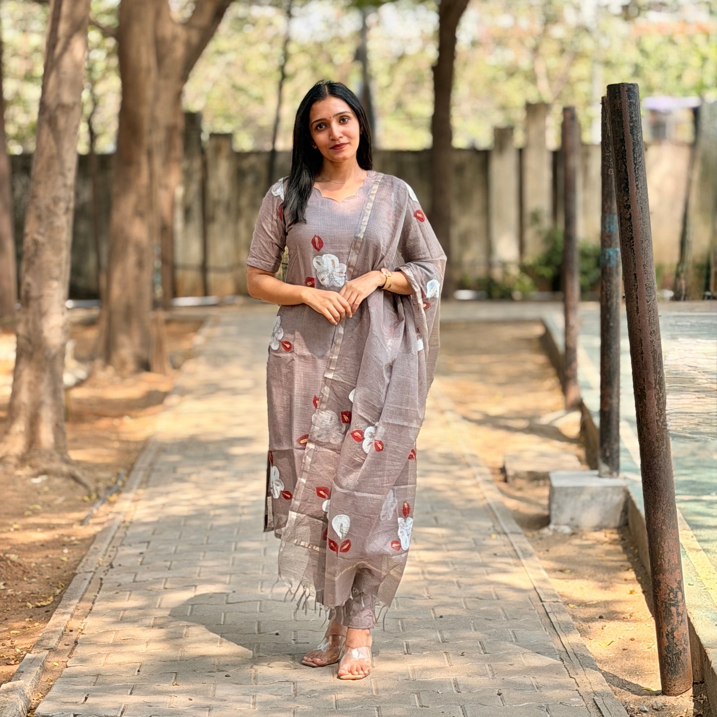 Raha - Kota Block Printed Kurta Set