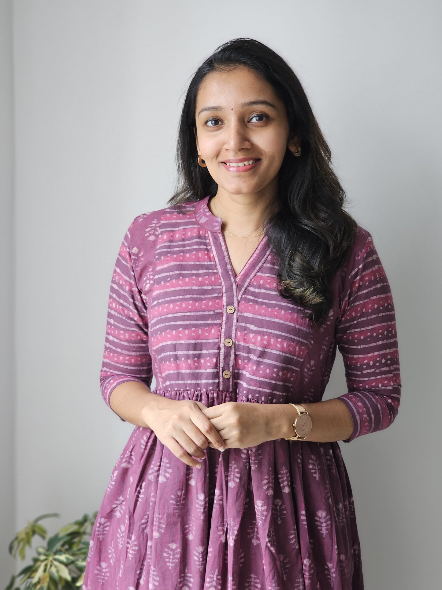 Deeksha - Dabu Handblock Printed Kurta