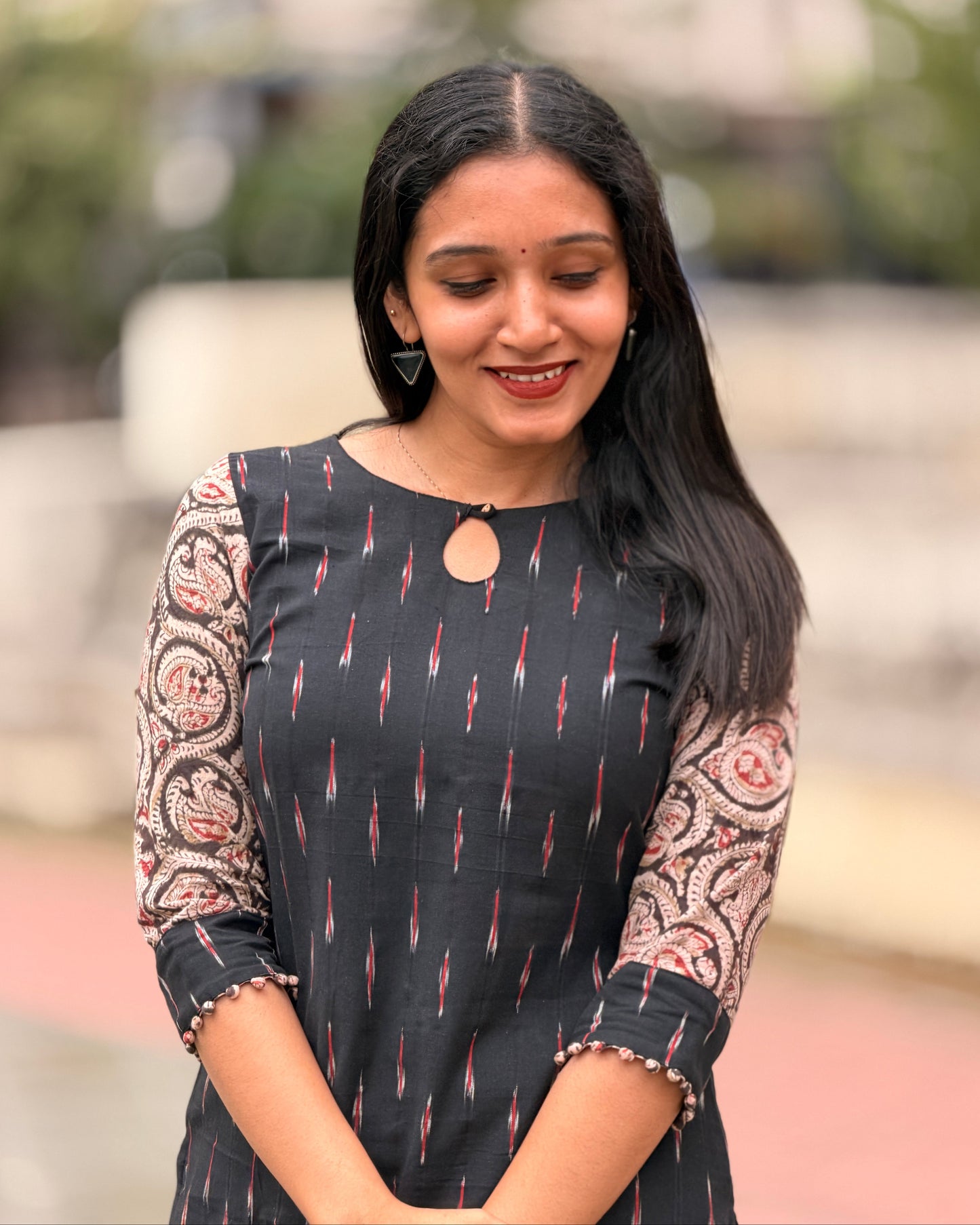 Madhumitha - Ikkat x Kalamkari Fusion Kurta
