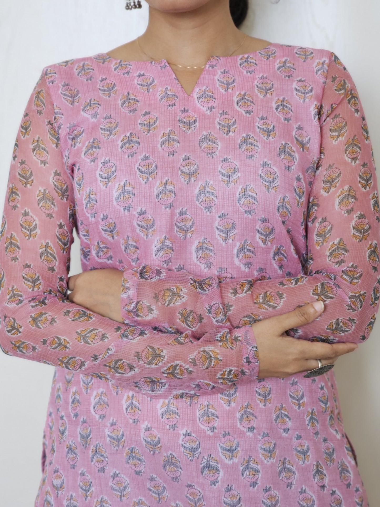 Meher - Kota Cotton Sanganeri Handblock Printed Kurta