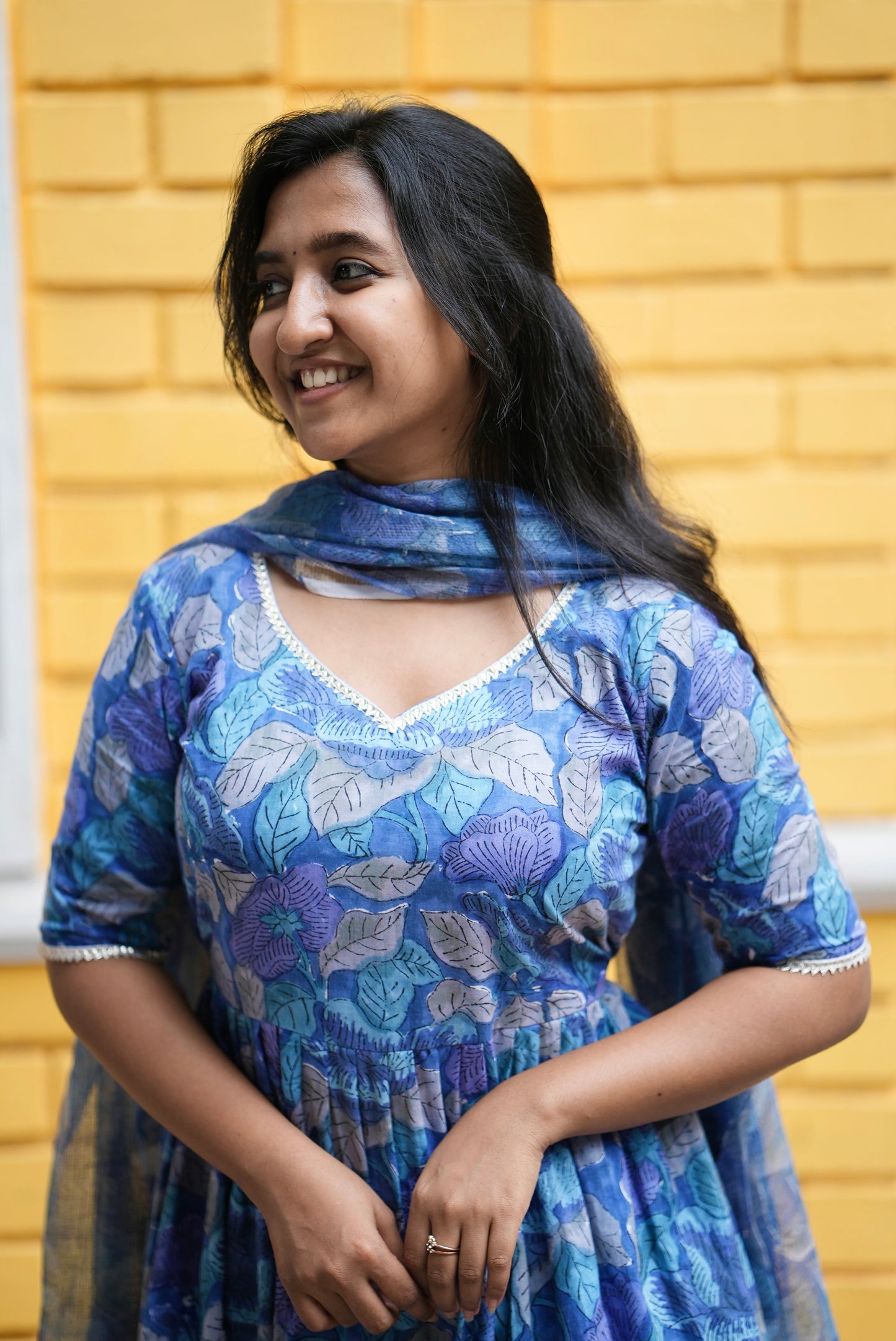 Meghna - Handblock printed