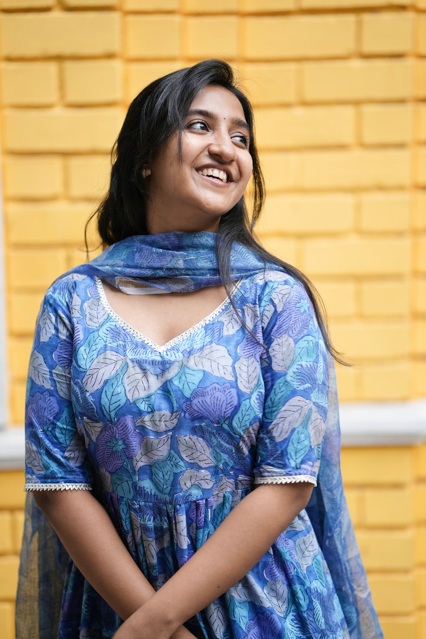 Meghna - Handblock printed