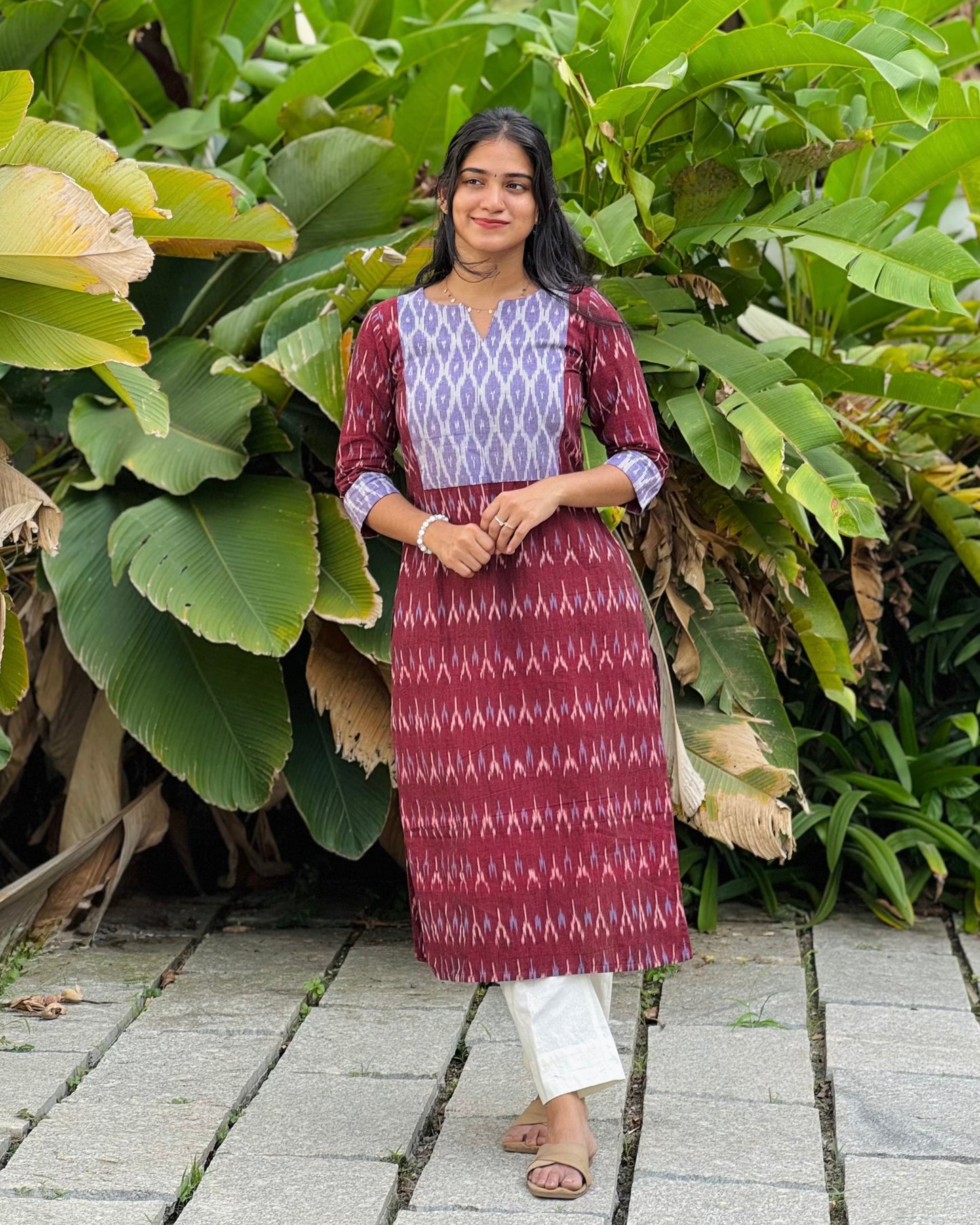 Nitara - Ikkat Fusion Kurta