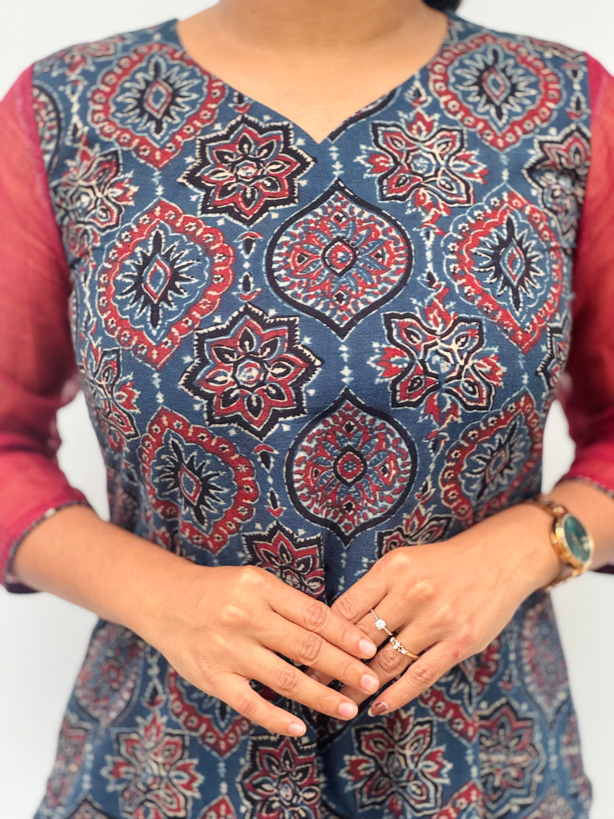 Dhara - Ajrakh Fusion Kurta