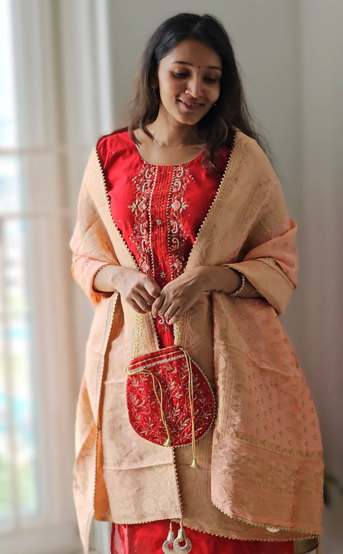 Dhanvi - Zardosi x Banarasi Chanderi Suit