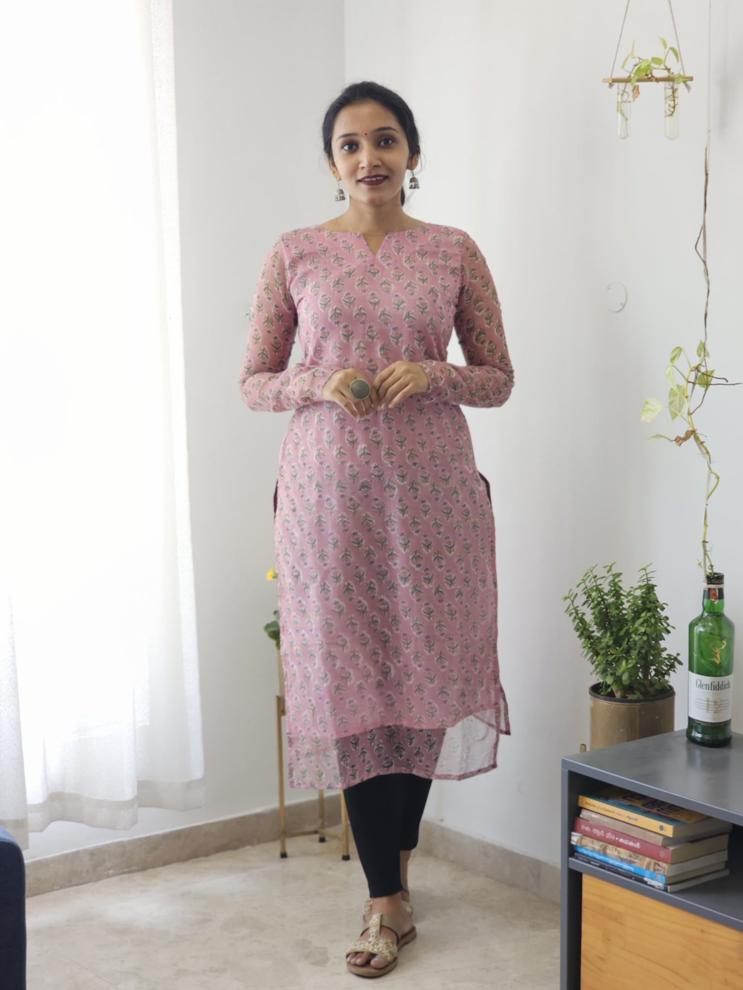 Meher - Kota Cotton Sanganeri Handblock Printed Kurta