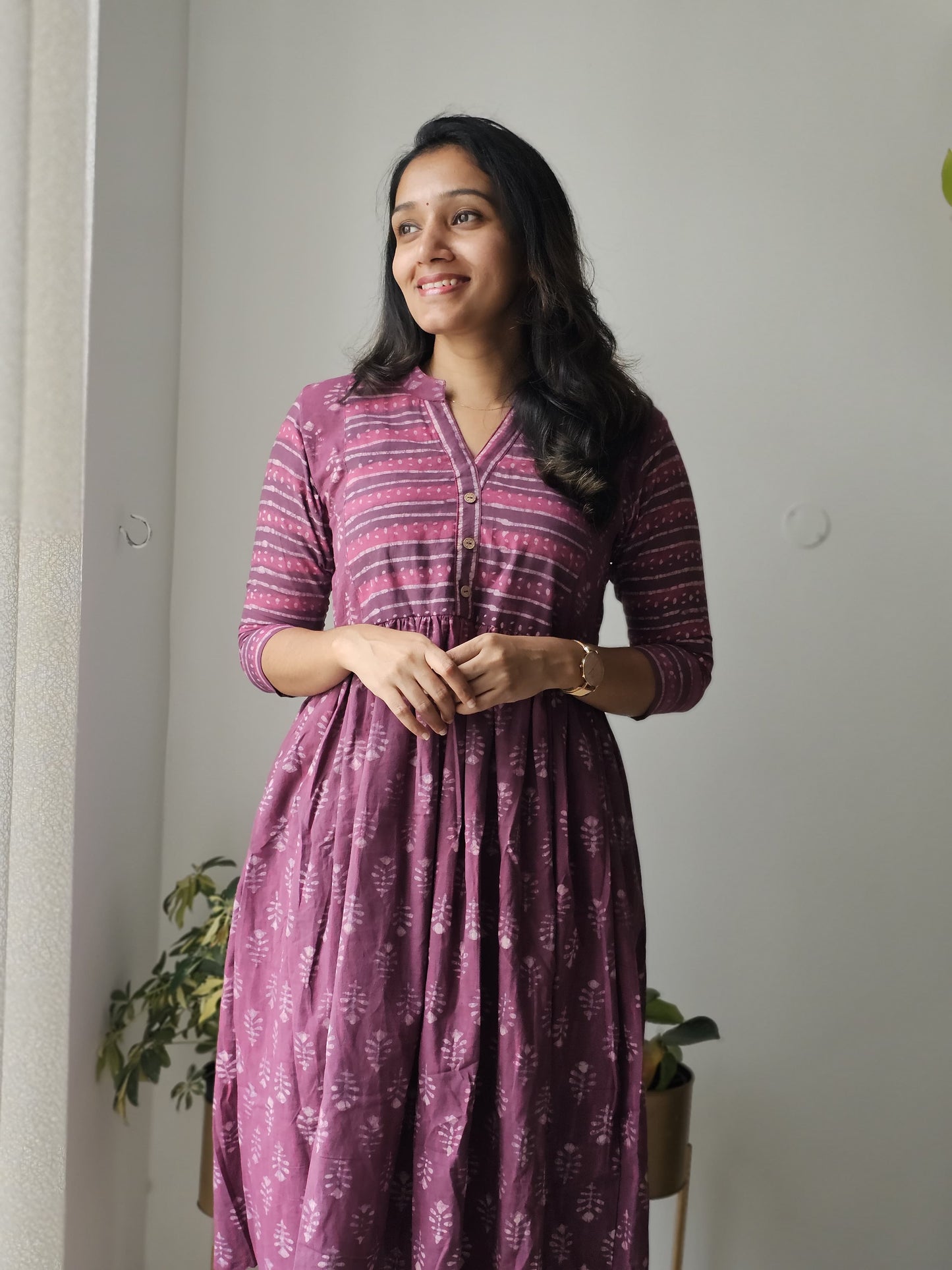 Deeksha - Dabu Handblock Printed Kurta