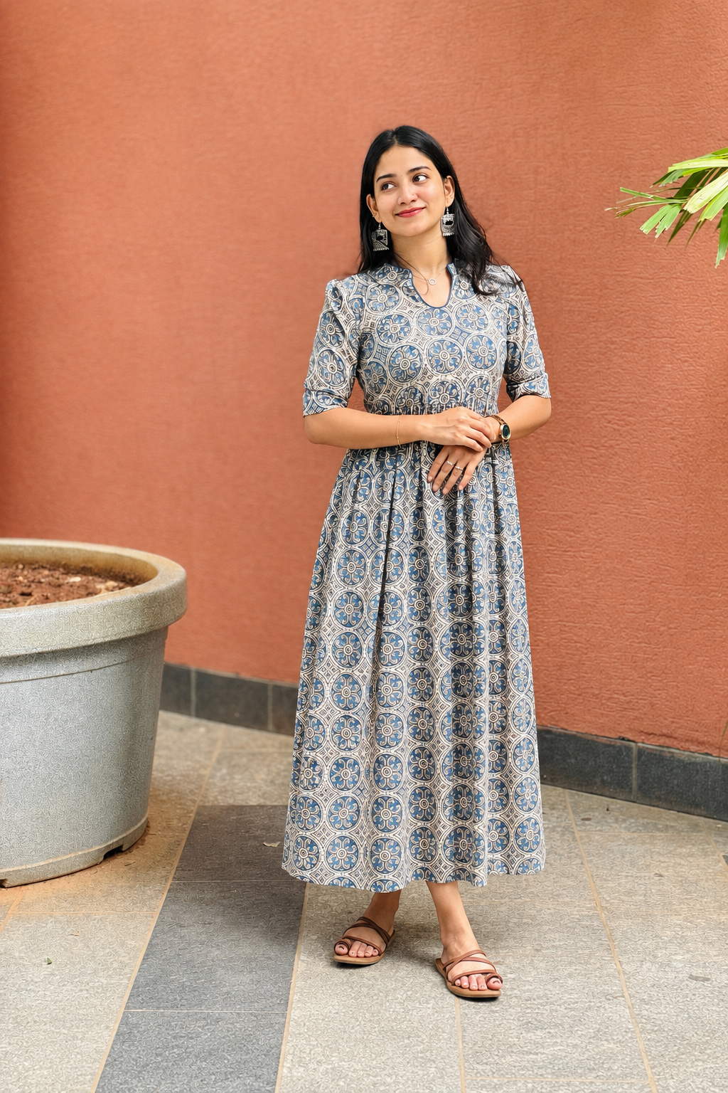 Avanti - Kalamkari A line Dress