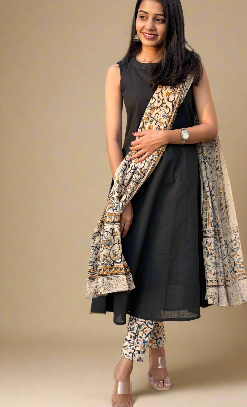 Kalamkari salwar suit