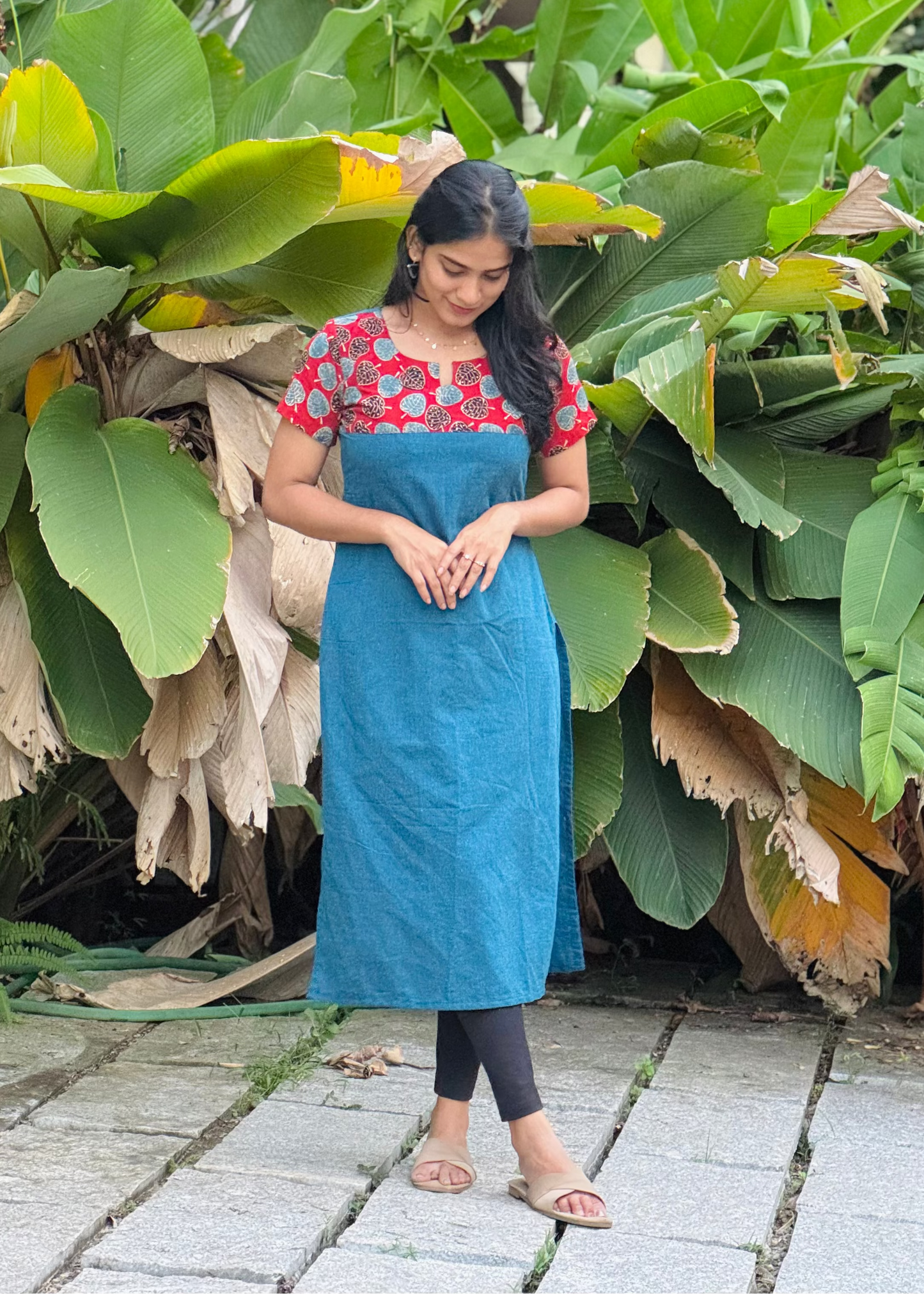 Jiya - Handloom x Ajrakh Fusion Kurta