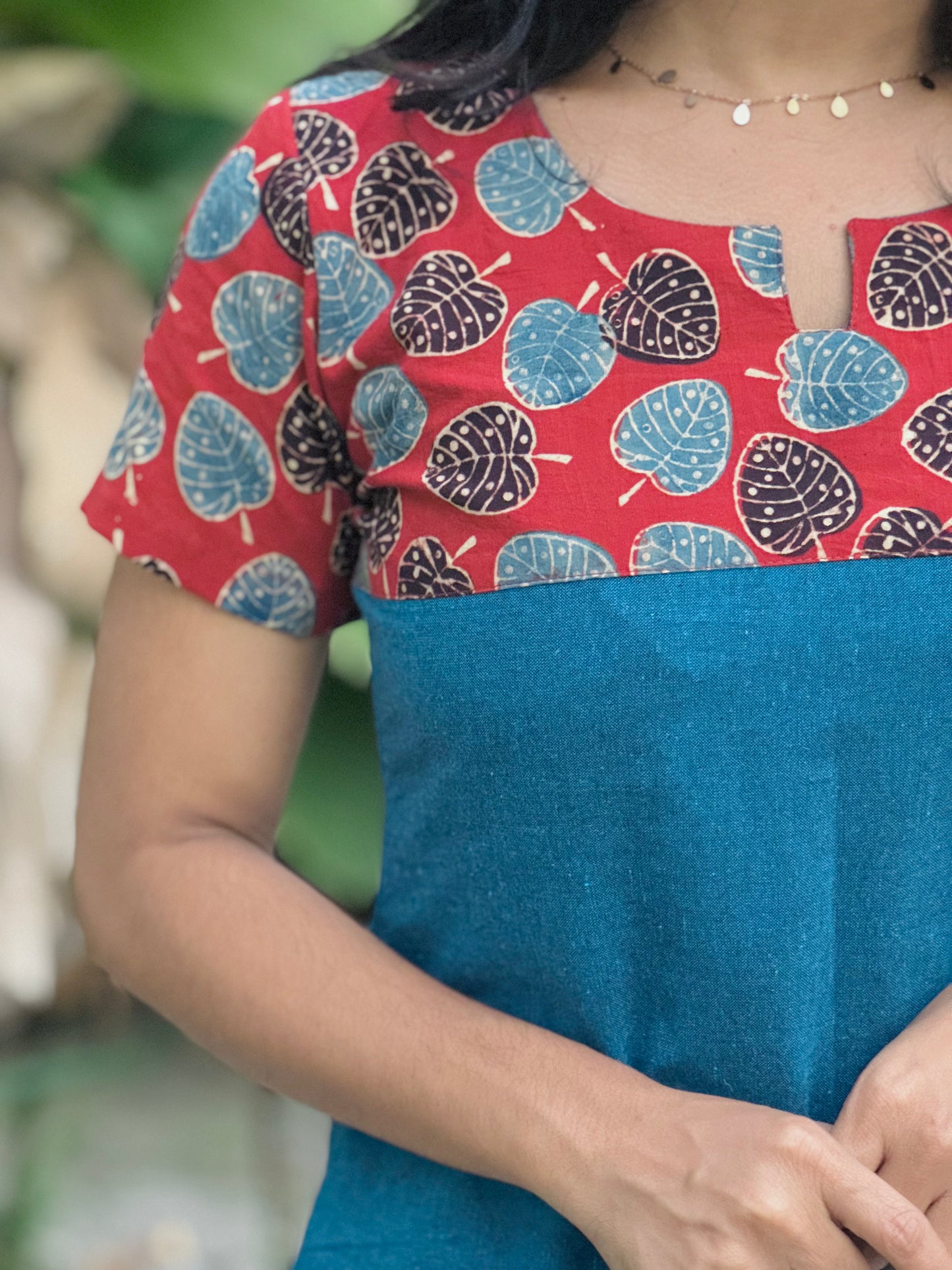 Jiya - Handloom x Ajrakh Fusion Kurta