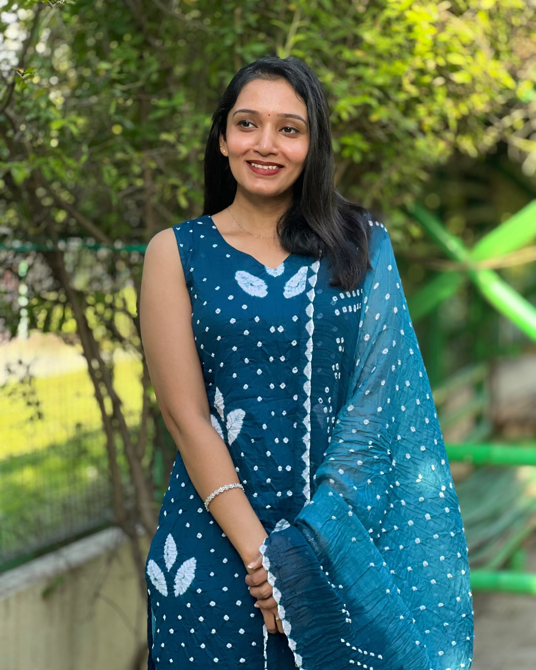 Meraki - Bandhej x Shibori Kurta Set