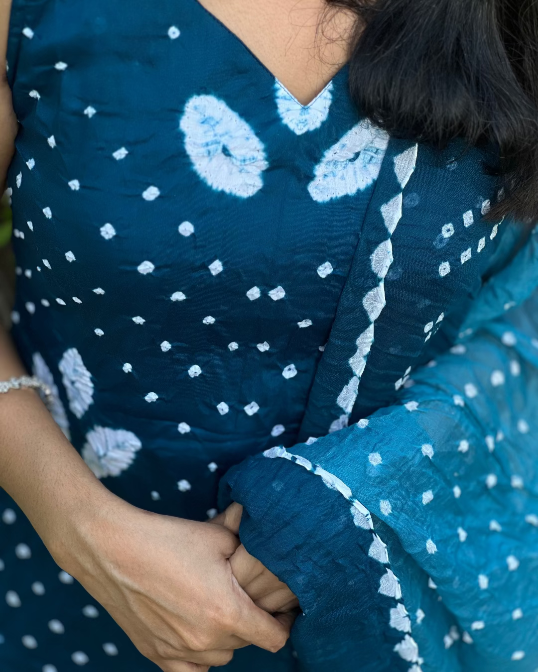 Meraki - Bandhej x Shibori Kurta Set