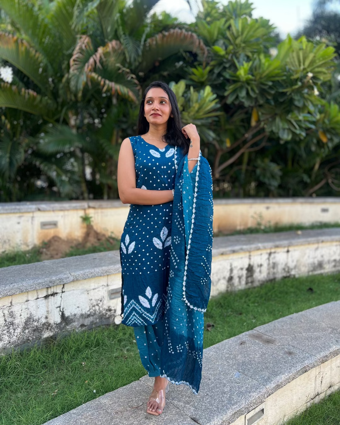 Meraki - Bandhej x Shibori Kurta Set