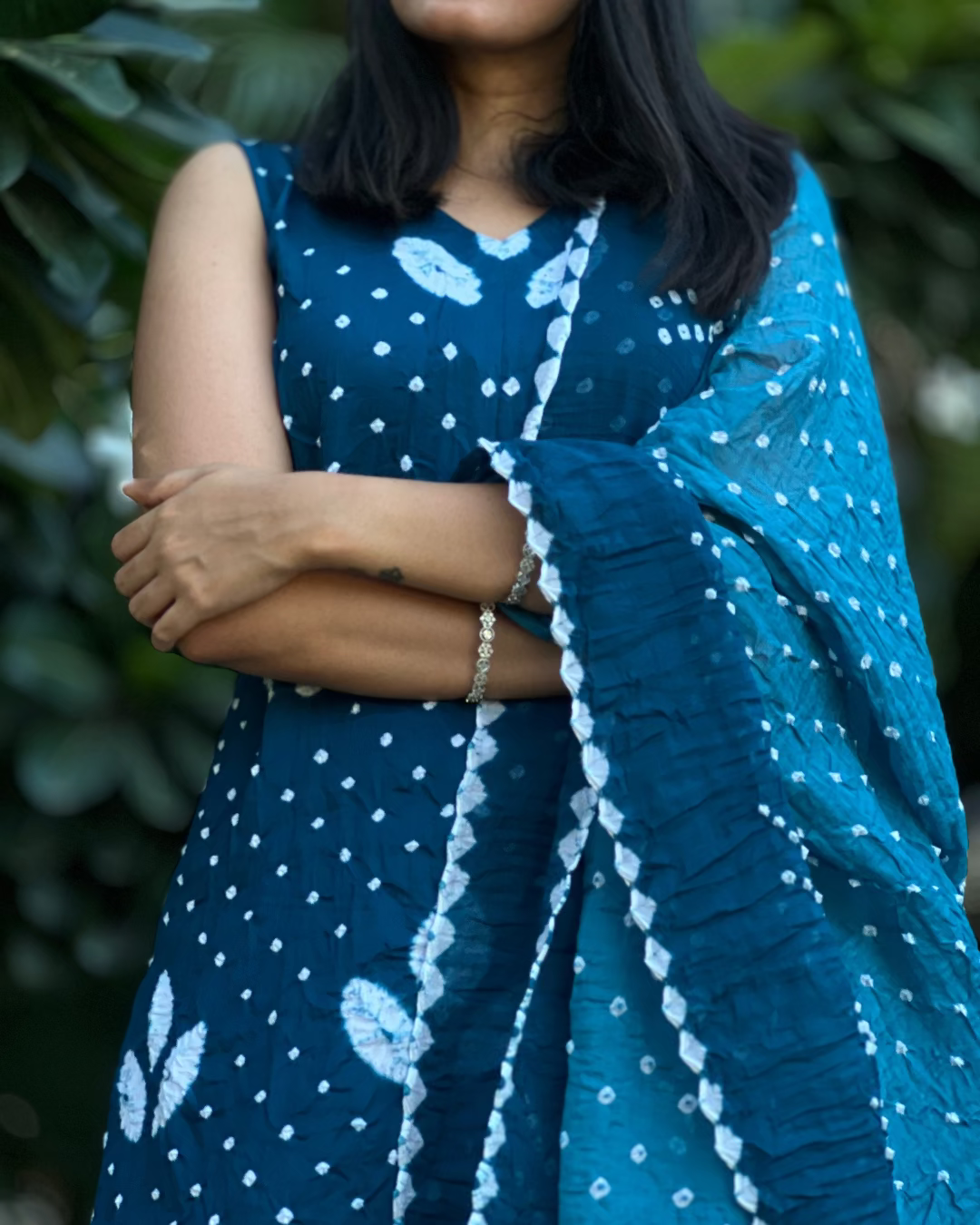 Meraki - Bandhej x Shibori Kurta Set