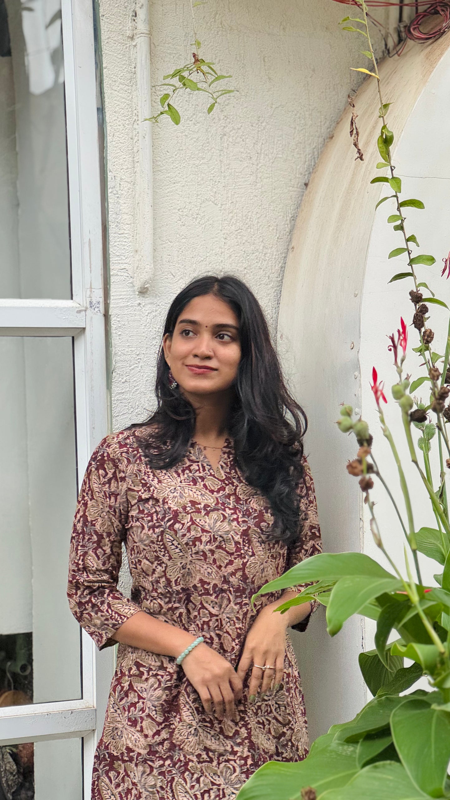 Adhira - Kalamkari Handblock Printed Kurta