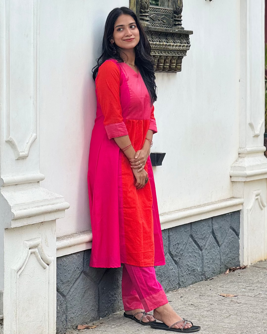 Diya - Chanderi Silk Kurta Set