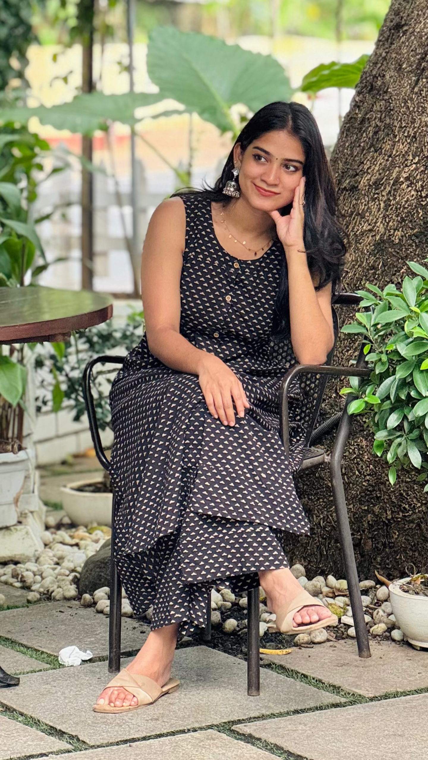 Zoya - Ajrakh Handblock Printed Kurta Set