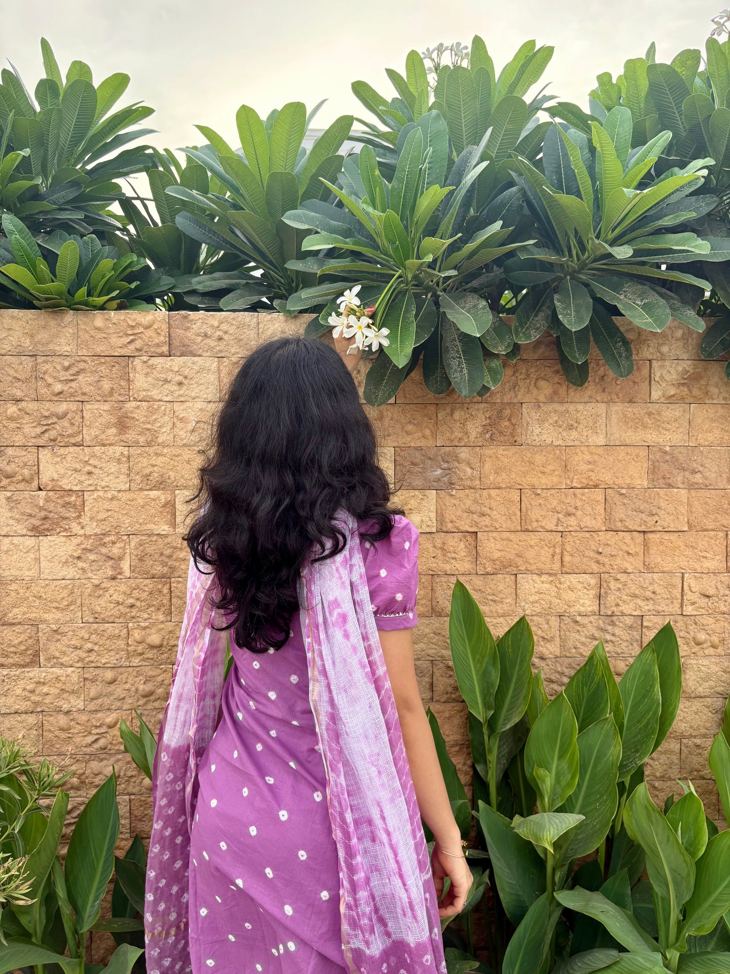 Saanvi Bandhej Kurta Set