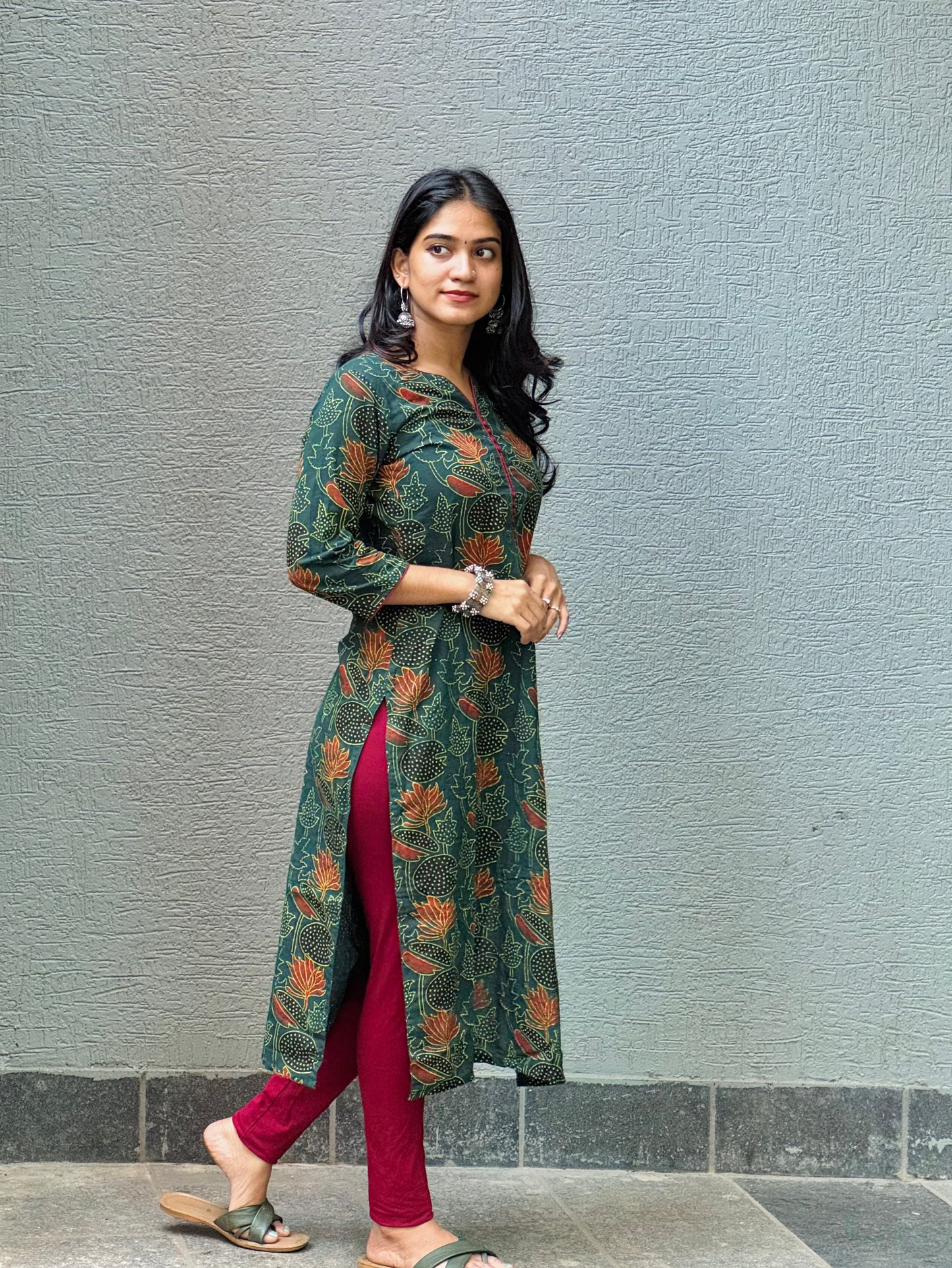 Devika - Ajrakh Block Printed Kurta