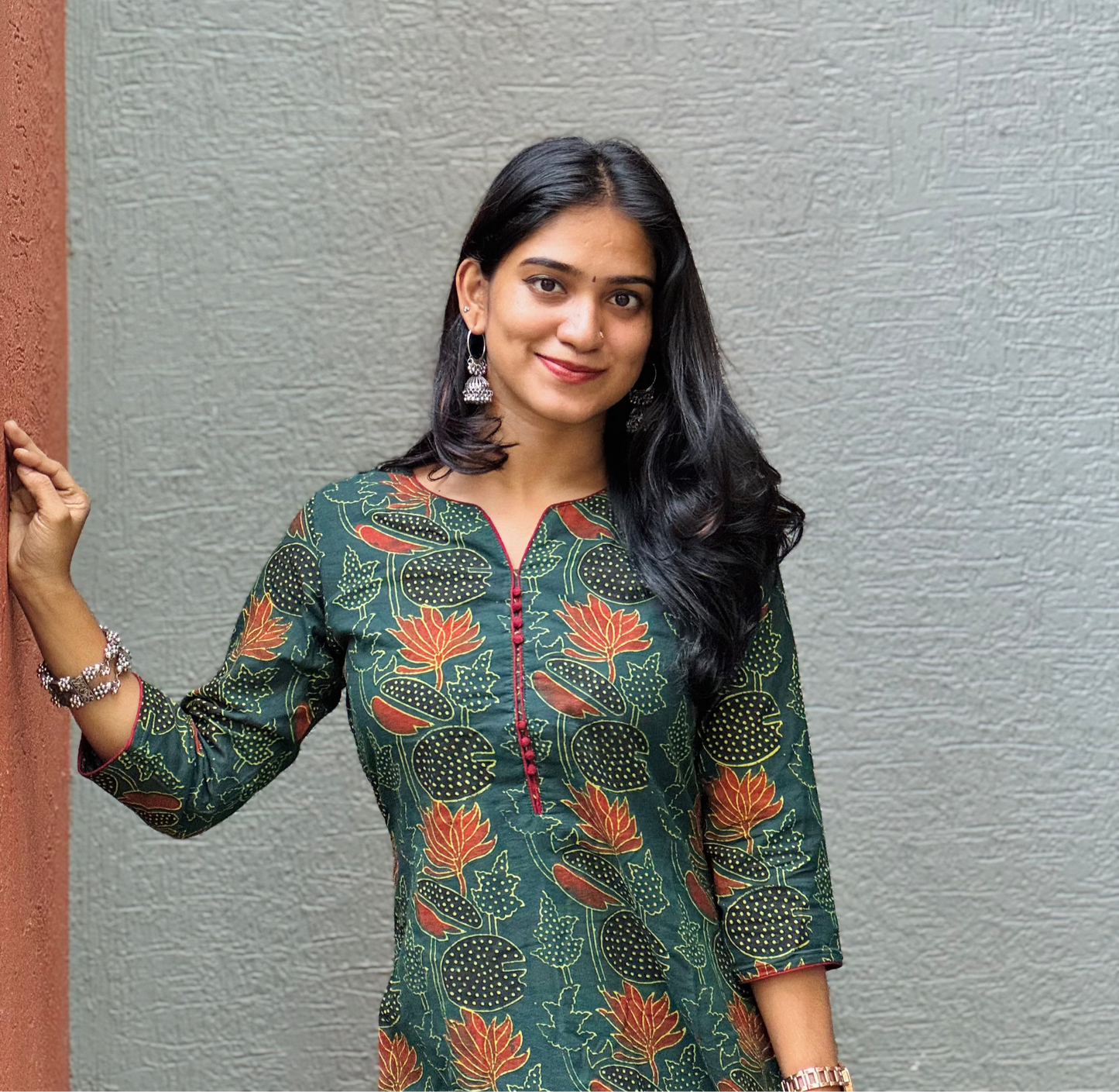 Devika - Ajrakh Block Printed Kurta