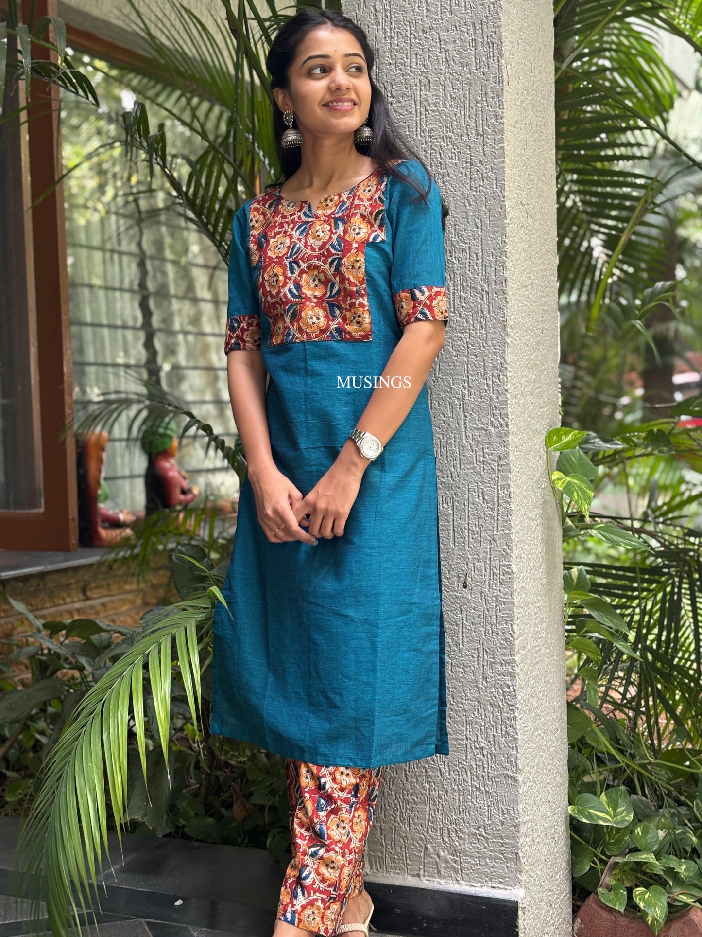 Krishna - Kalamkari x Mangalgiri Kurta set